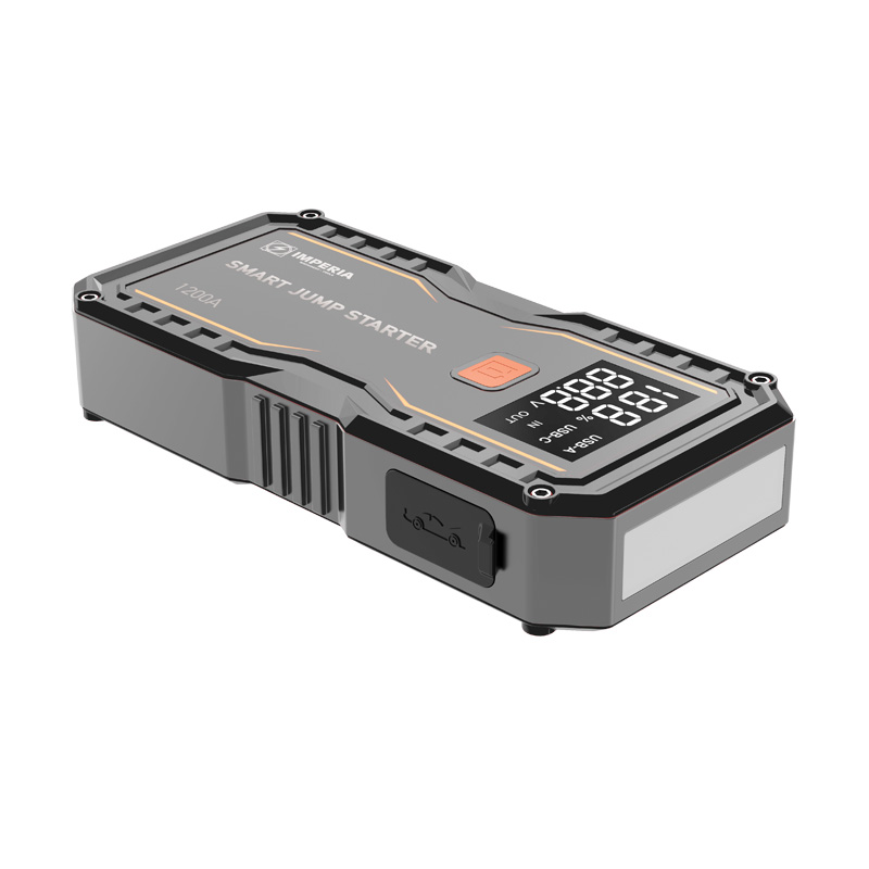 IMPERIA: JUMP STARTER LFP (ΕΚΚΙΝΗΤΗΣ) & POWERBANK 12V / 12000mAh